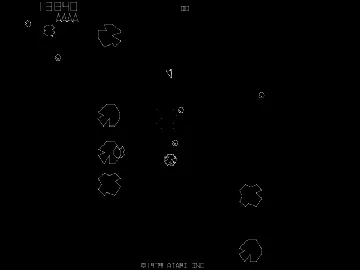 Asteroids (rev 1) screen shot game playing